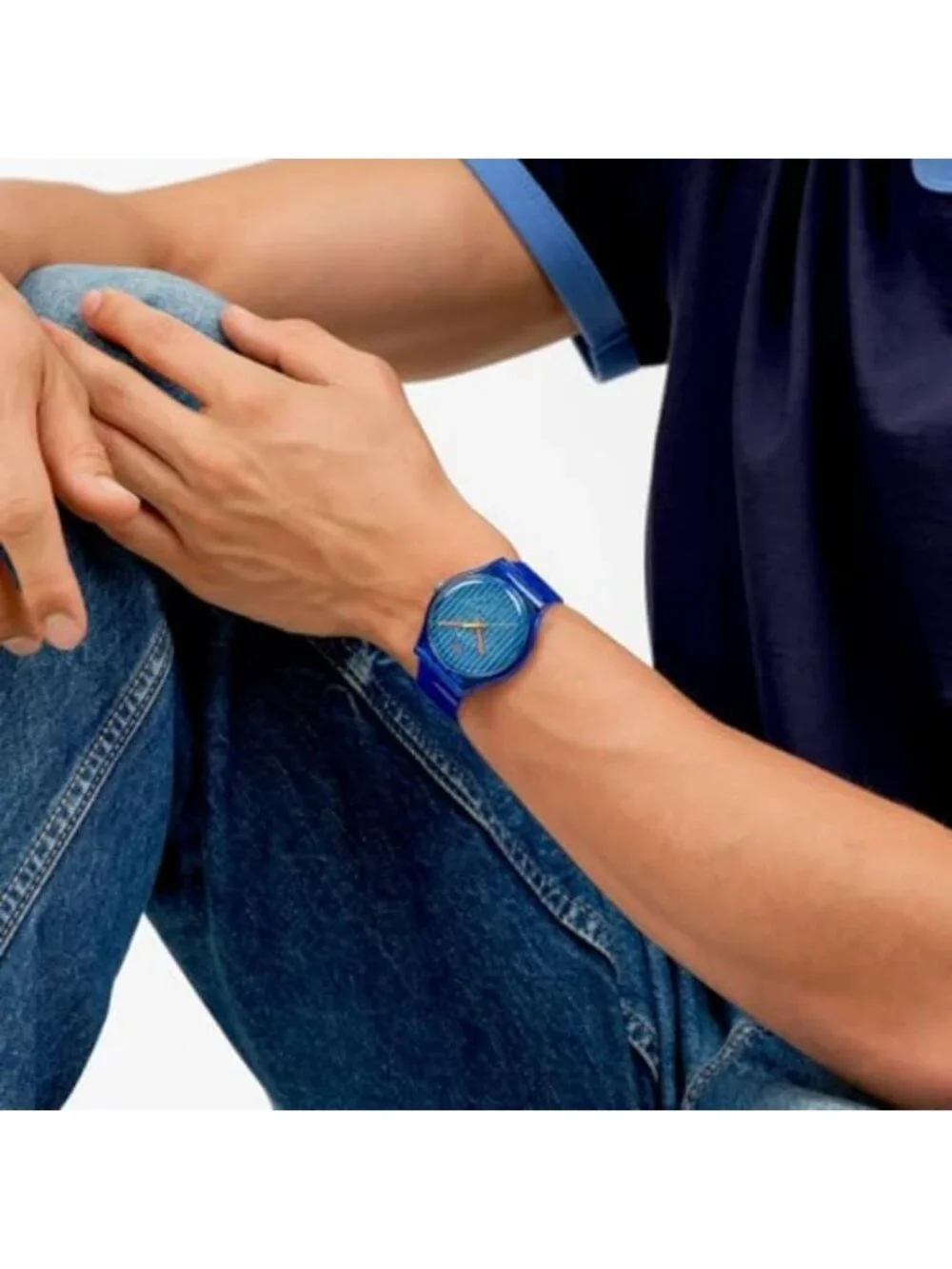 Unisex Casual Bio-Sourced Blue Quartz Watch - Water Resistant, Stylish Design